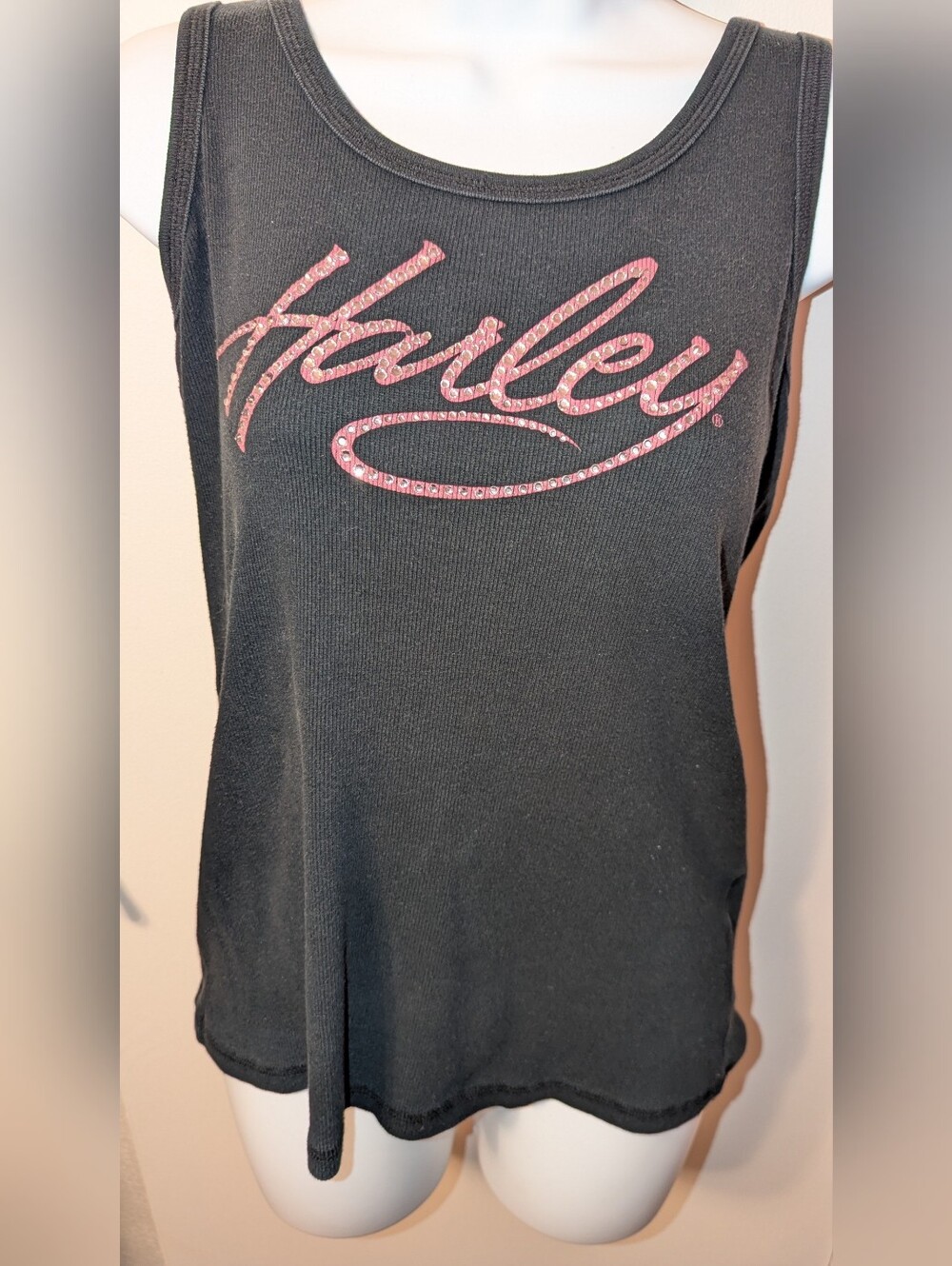 Motor Harley Davidson Tank top bling women's xl